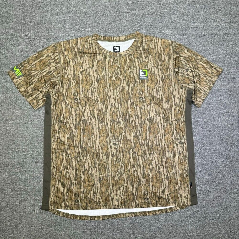 Men's Short Sleeve T-Shirt Summer Thin Quick-Dry Outdoor Bionic Camouflage